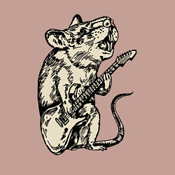 Свитшот хлопковый мужской Mouse rock, цвет: пыльно-розовый — фото 2