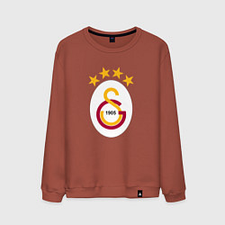 Свитшот хлопковый мужской Galatasaray fc sport, цвет: кирпичный