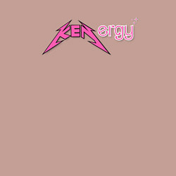 Свитшот хлопковый мужской Kenergy - metallica and barbie style, цвет: пыльно-розовый — фото 2