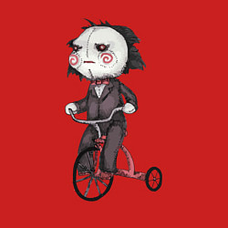 Свитшот хлопковый мужской Saw bike, цвет: красный — фото 2