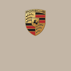 Свитшот хлопковый мужской Porsche sport auto, цвет: миндальный — фото 2