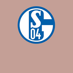 Свитшот хлопковый мужской Schalke 04 fc club, цвет: пыльно-розовый — фото 2
