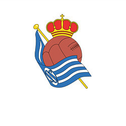 Свитшот хлопковый мужской Real Sociedad fc club, цвет: белый — фото 2