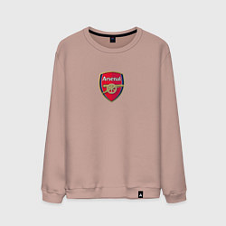 Свитшот хлопковый мужской Arsenal fc sport club, цвет: пыльно-розовый