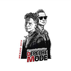 Свитшот хлопковый мужской Depeche Mode - Memento Mori in Mexico, цвет: белый — фото 2