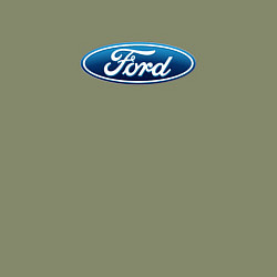 Свитшот хлопковый мужской Ford usa auto brend, цвет: авокадо — фото 2
