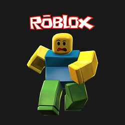 Свитшот хлопковый мужской Roblox бегущий персонаж, цвет: черный — фото 2