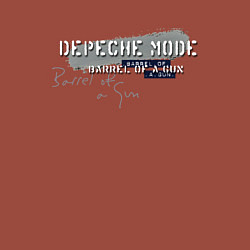 Свитшот хлопковый мужской Depeche Mode - Barrel Of A Gun Single, цвет: кирпичный — фото 2