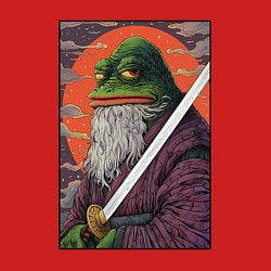 Свитшот хлопковый мужской Pepe samurai, цвет: красный — фото 2