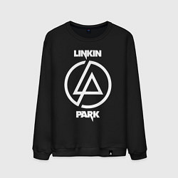 Свитшот хлопковый мужской Linkin Park logo, цвет: черный