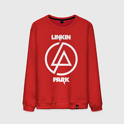 Свитшот хлопковый мужской Linkin Park logo, цвет: красный