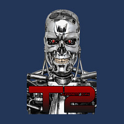 Свитшот хлопковый мужской Terminator 2 T800, цвет: тёмно-синий — фото 2