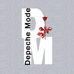 Свитшот хлопковый мужской Depeche Mode - Rose Violator mode, цвет: меланж — фото 2