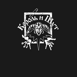 Свитшот хлопковый мужской Злой шут, цвет: черный — фото 2