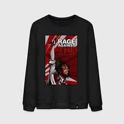 Свитшот хлопковый мужской RATM - Zack, цвет: черный