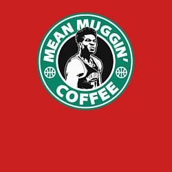 Свитшот хлопковый мужской Mean muggin coffee, цвет: красный — фото 2