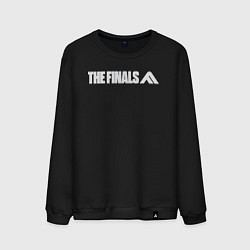 Свитшот хлопковый мужской The finals logo, цвет: черный