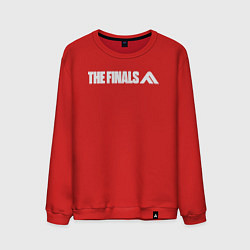 Свитшот хлопковый мужской The finals logo, цвет: красный