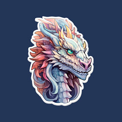 Свитшот хлопковый мужской Colorful dragon, цвет: тёмно-синий — фото 2