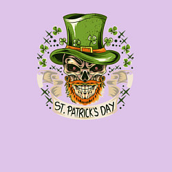 Свитшот хлопковый мужской St Patrick day, цвет: лаванда — фото 2