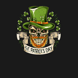 Свитшот хлопковый мужской St Patrick day, цвет: черный — фото 2