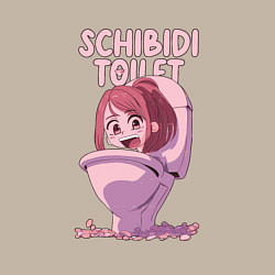 Свитшот хлопковый мужской Schibidi toilet, цвет: миндальный — фото 2