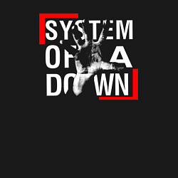 Свитшот хлопковый мужской System of a Down metal band, цвет: черный — фото 2