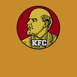 Свитшот хлопковый мужской Lenin KFC, цвет: горчичный — фото 2