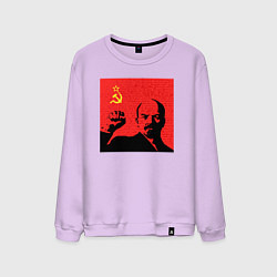 Мужской свитшот Lenin in red