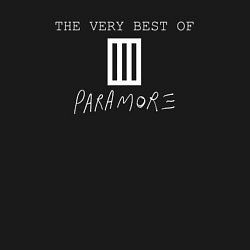 Свитшот хлопковый мужской The very best of Paramore, цвет: черный — фото 2