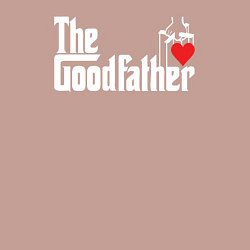 Свитшот хлопковый мужской The godfather love, цвет: пыльно-розовый — фото 2