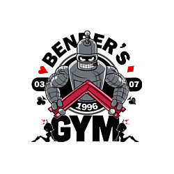 Свитшот хлопковый мужской Зал Бендера, цвет: белый — фото 2