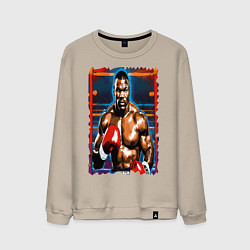 Мужской свитшот Майк Тайсон на ринге