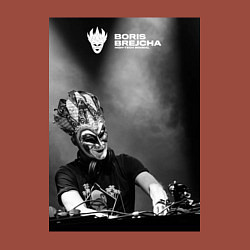 Свитшот хлопковый мужской Boris Brejcha high tech minimal, цвет: кирпичный — фото 2