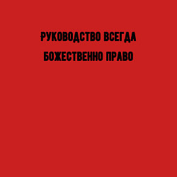 Свитшот хлопковый мужской Руководство божественно право, цвет: красный — фото 2