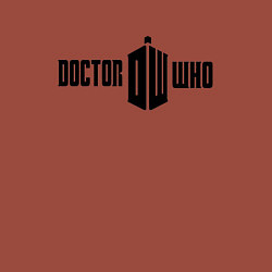 Свитшот хлопковый мужской Тардис доктора, цвет: кирпичный — фото 2