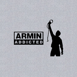 Свитшот хлопковый мужской Armin addicted, цвет: меланж — фото 2