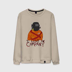 Мужской свитшот Lethal Company: I Love the Company