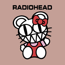 Свитшот хлопковый мужской Radiohead toy, цвет: пыльно-розовый — фото 2