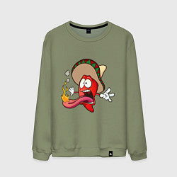 Мужской свитшот Горячий мексиканский перец