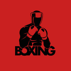 Свитшот хлопковый мужской Boxing art, цвет: красный — фото 2