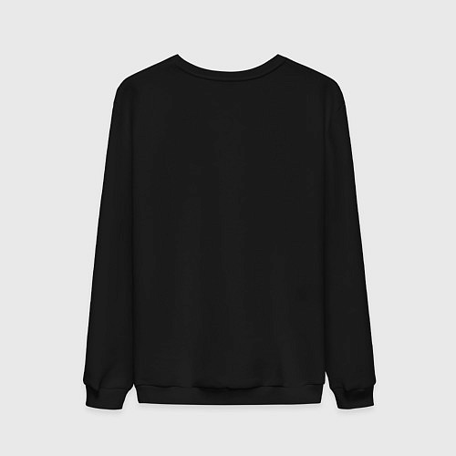 Мужской свитшот Privet slight / Черный – фото 2