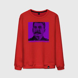 Свитшот хлопковый мужской Joseph Stalin, цвет: красный