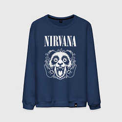 Мужской свитшот Nirvana rock panda