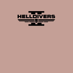 Свитшот хлопковый мужской Helldivers 2: Logo, цвет: пыльно-розовый — фото 2