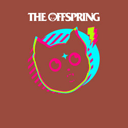 Свитшот хлопковый мужской The Offspring rock star cat, цвет: кирпичный — фото 2