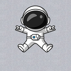 Свитшот хлопковый мужской Spaceman rock, цвет: меланж — фото 2