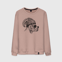 Мужской свитшот Барашек в шапке и очках