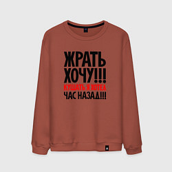 Мужской свитшот Жрать хочу