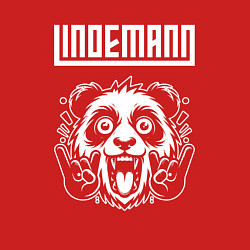 Свитшот хлопковый мужской Lindemann rock panda, цвет: красный — фото 2